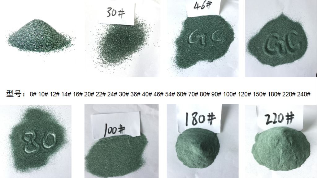 Grünes Siliciumcarbid Körnung F60 F80 F100 F150 F180  -1-